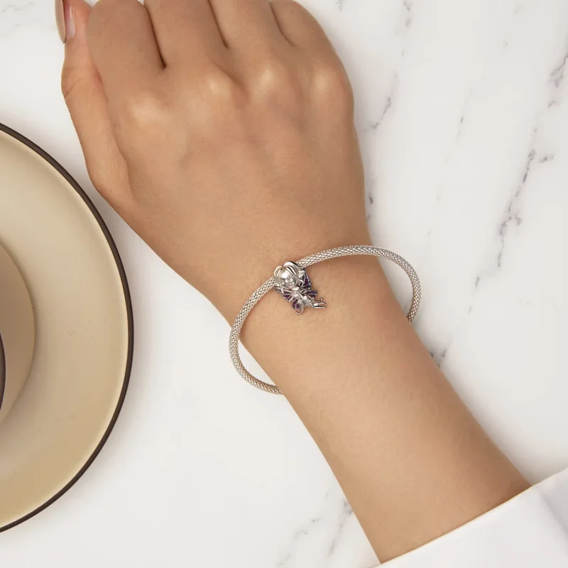 (image for) Pandora Style Butterfly Elf Charm - SCC2544 - View 6