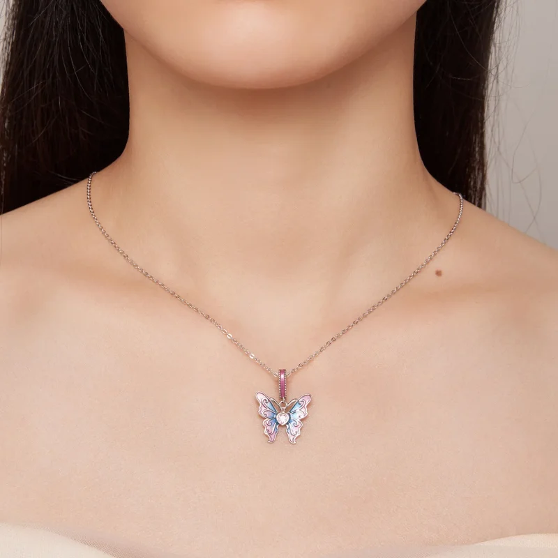 (image for) Pandora Style Butterfly Fairy Dangle - SCC2472 - View 6