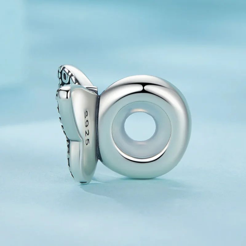 (image for) Pandora Style Butterfly Silicone Charm - SCC2551 - View 3