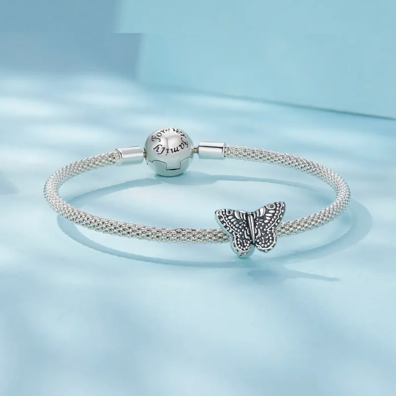 (image for) Pandora Style Butterfly Silicone Charm - SCC2551 - View 5