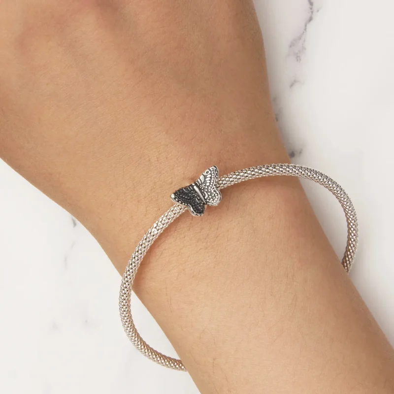 (image for) Pandora Style Butterfly Silicone Charm - SCC2551 - View 6