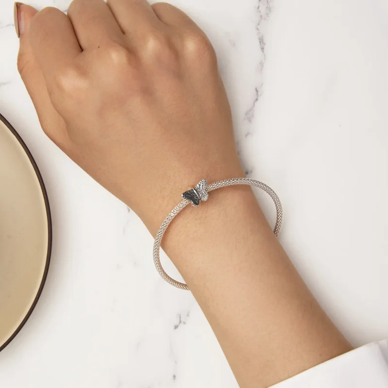 (image for) Pandora Style Butterfly Silicone Charm - SCC2551 - View 7