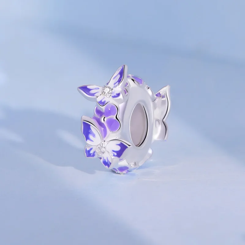(image for) Pandora Style Butterfly Spacer - SCC2462 - View 2
