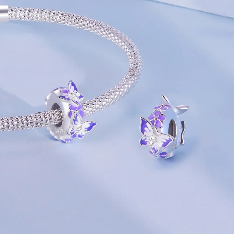 (image for) Pandora Style Butterfly Spacer - SCC2462 - View 4