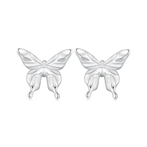 (image for) Pandora Style Butterfly Studs Earrings - BSE861