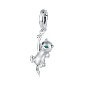 (image for) Pandora-style Cat Dangle charm - SCC2572