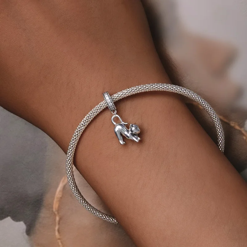 (image for) Pandora Style Cat Dangle - SCC2595 - View 7