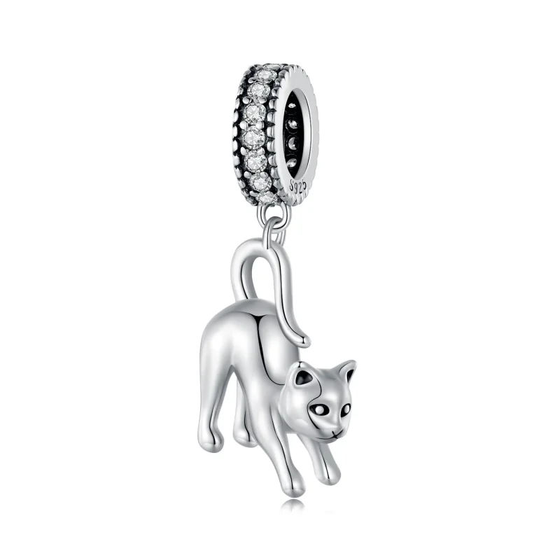 (image for) Pandora Style Cat Dangle - SCC2595 - Product Image