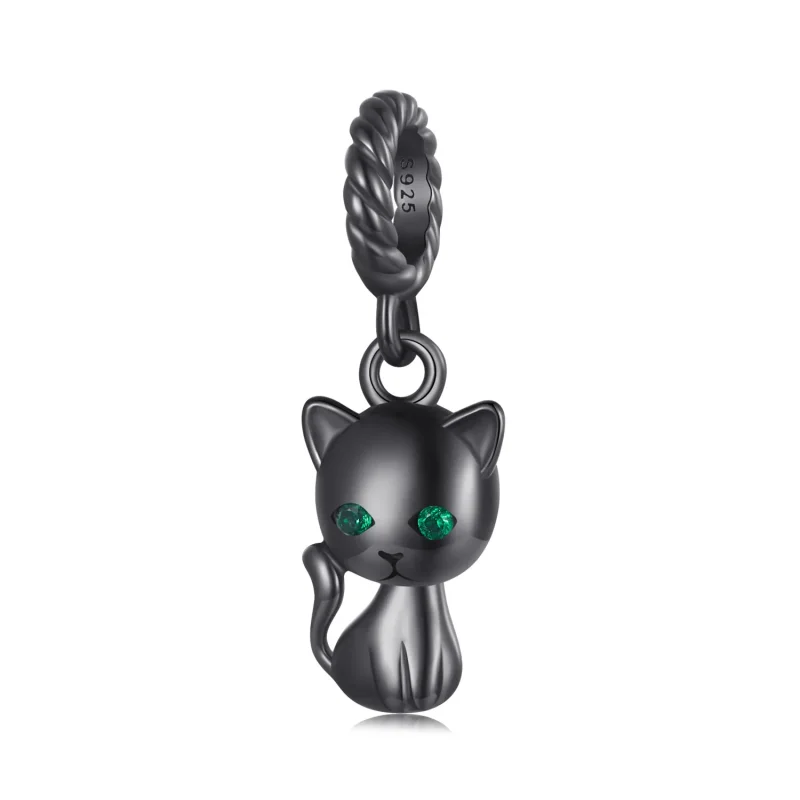 (image for) Pandora Style Cat Dangle - SCX122-D - Product Image