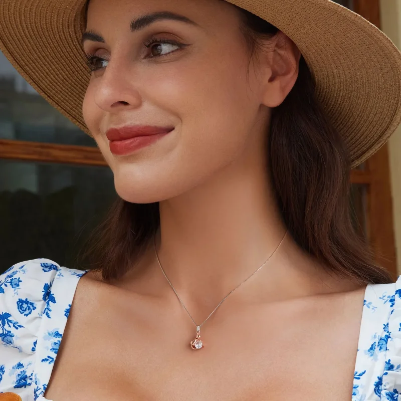 (image for) Pandora Style Cat Necklace - BSN355 - View 6