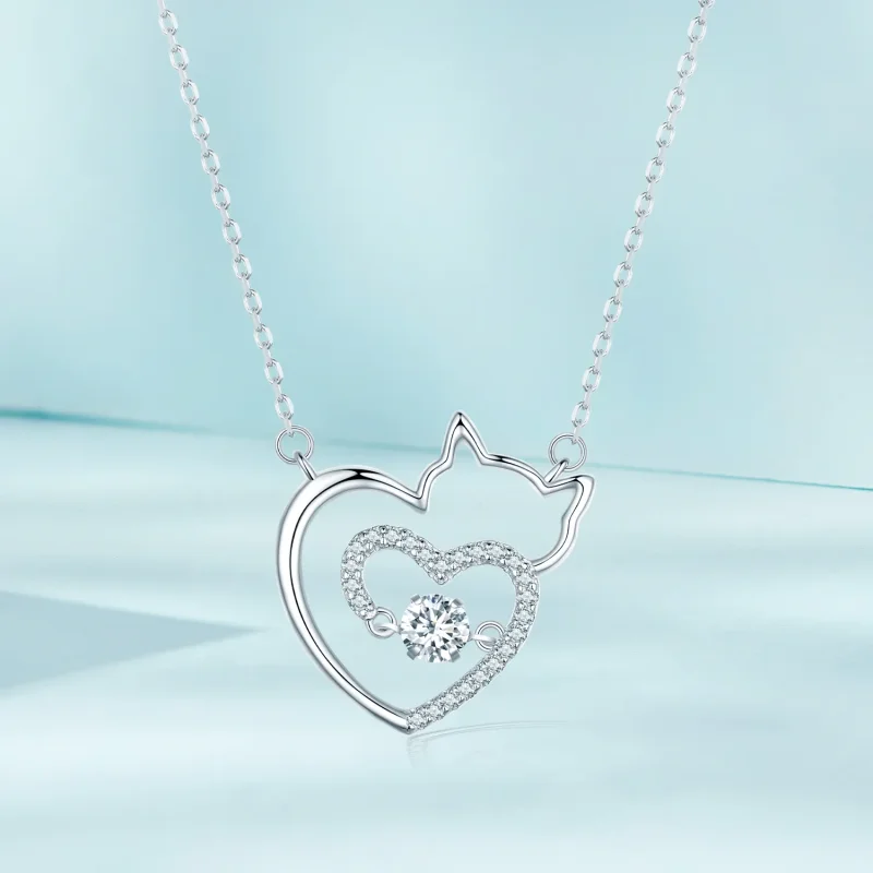 (image for) Pandora Style Cat Smart Necklace - SCN503 - View 3