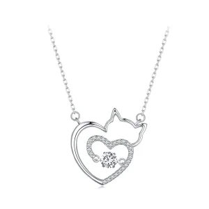 (image for) Pandora Style Cat Smart Necklace - SCN503