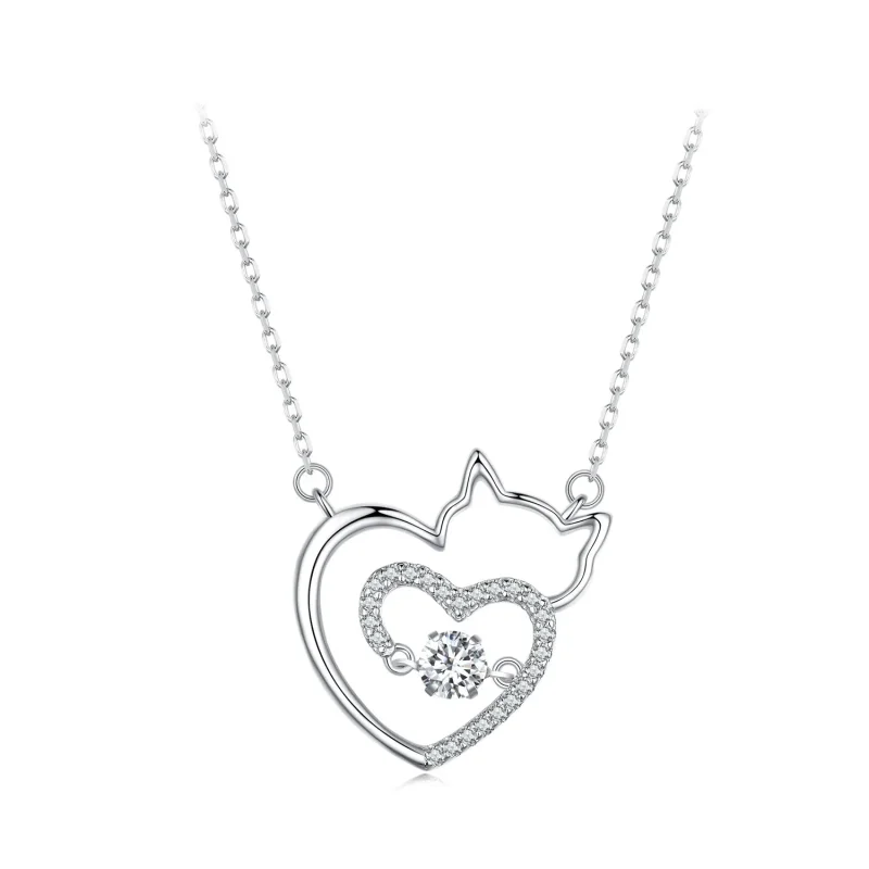 (image for) Pandora Style Cat Smart Necklace - SCN503 - Product Image