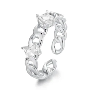 (image for) Pandora Style Chain Open Ring - SCR977-E