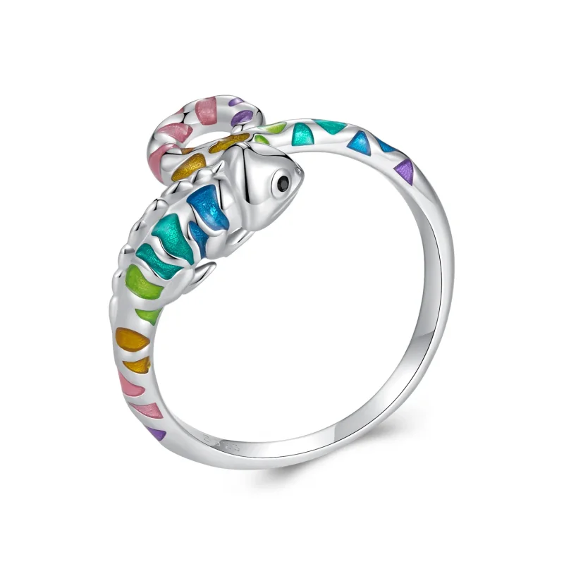 (image for) Pandora Style Chameleon Open Ring - BSR475-E - Product Image