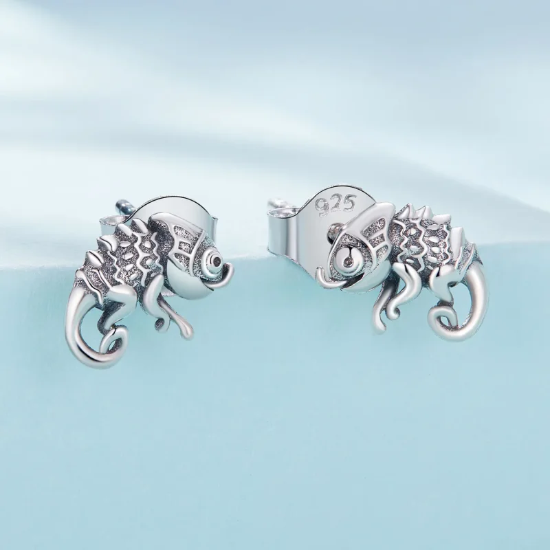 (image for) Pandora Style Chameleon Studs Earrings - SCE1661 - View 2