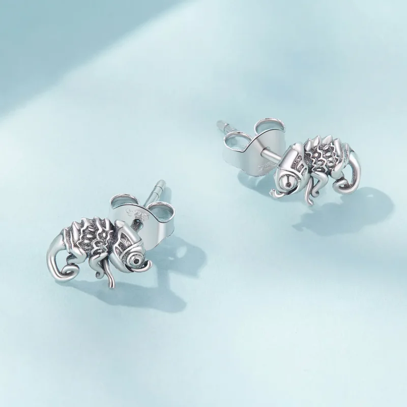 (image for) Pandora Style Chameleon Studs Earrings - SCE1661 - View 3