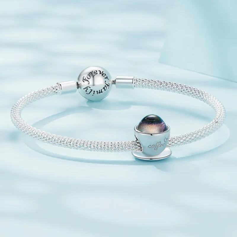 (image for) Pandora Style Coffee Cup Charm - SCC2475 - View 5