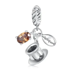(image for) Pandora Style Coffee Dangle - SCC2467