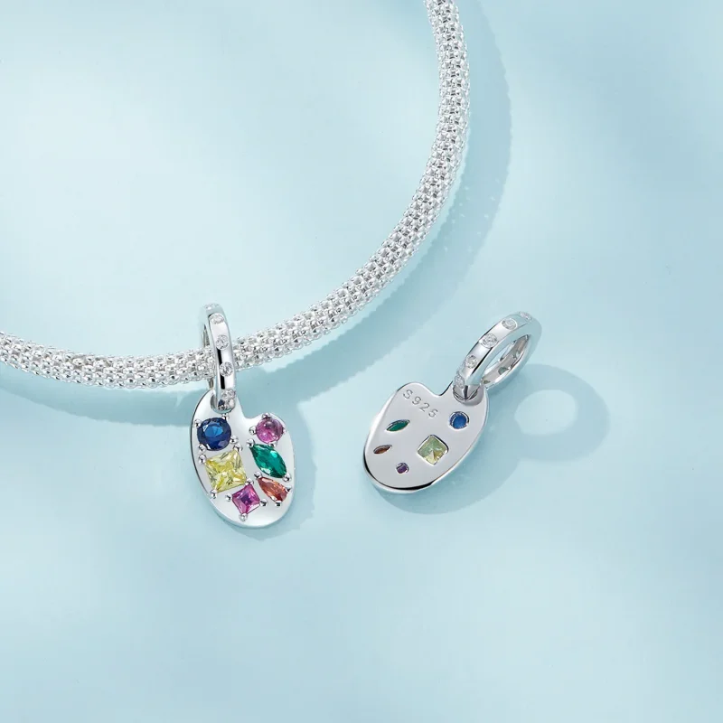 (image for) Pandora Style Color Palette Dangle - SCC2486 - View 4