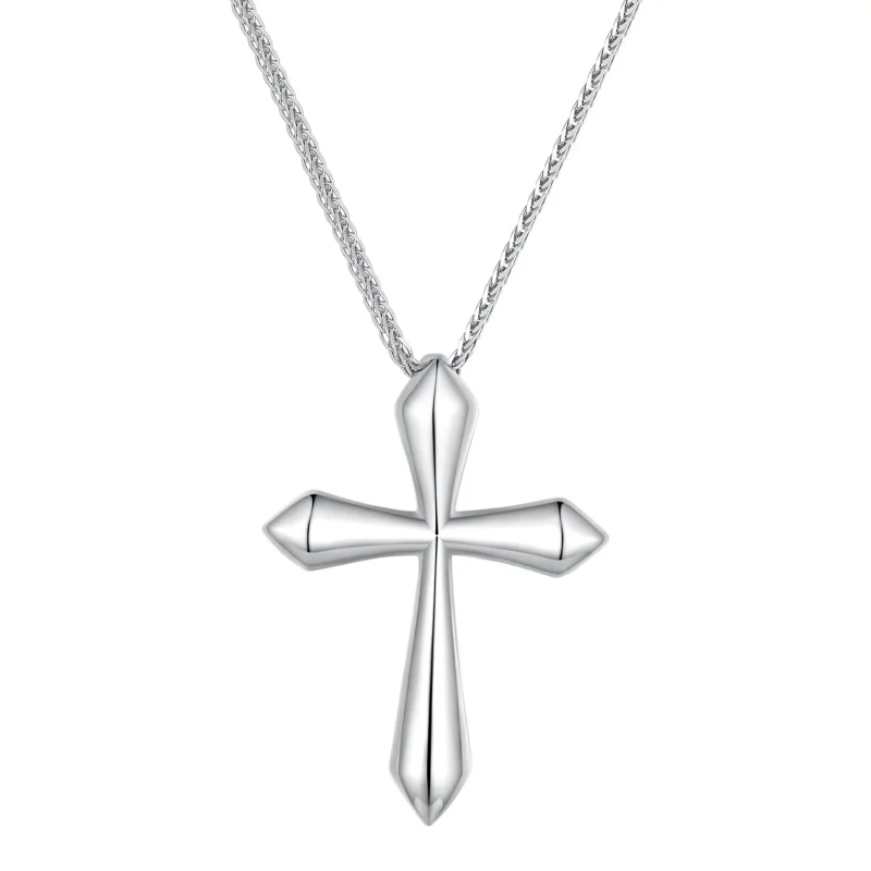 (image for) Pandora Style Cross Chopin Necklace - BSN304 - Product Image