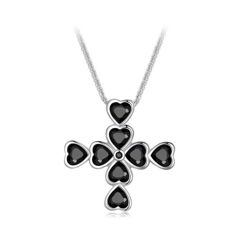 (image for) Pandora Style Cross Necklace - BSN335 - Product Image