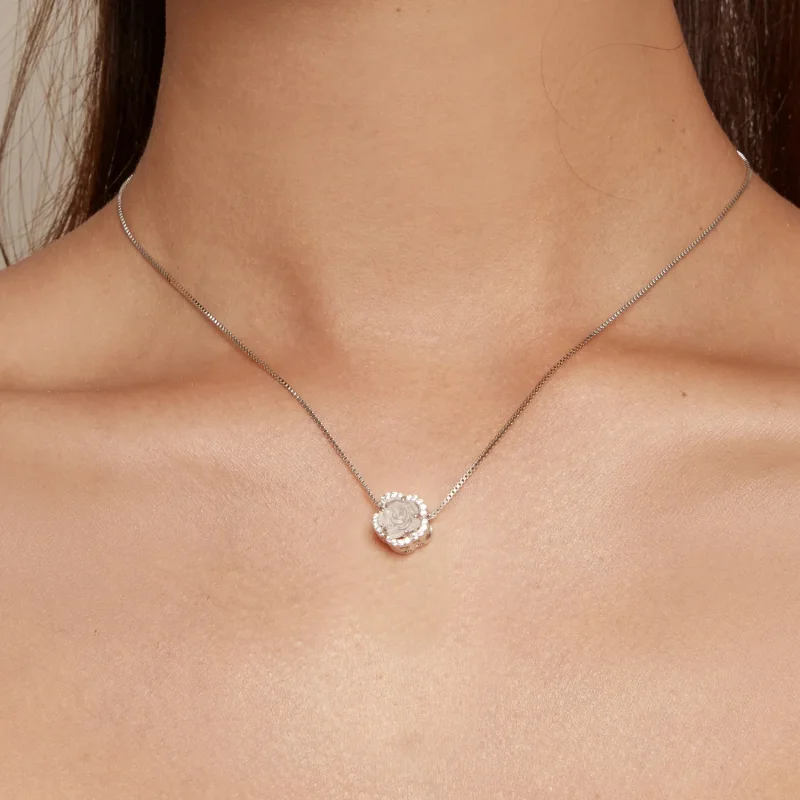 (image for) Pandora Style Crystal Rose Charm - BSC904 - View 11