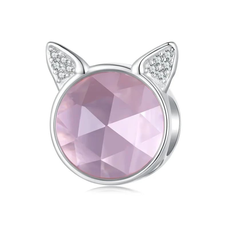 (image for) Pandora Style Cute Cat Charm - SCC2579 - Product Image