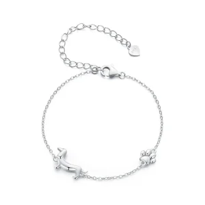 (image for) Pandora Style Dachshund Chain Bracelet - SCB262