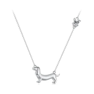(image for) Pandora Style Dachshund Necklace - SCN501