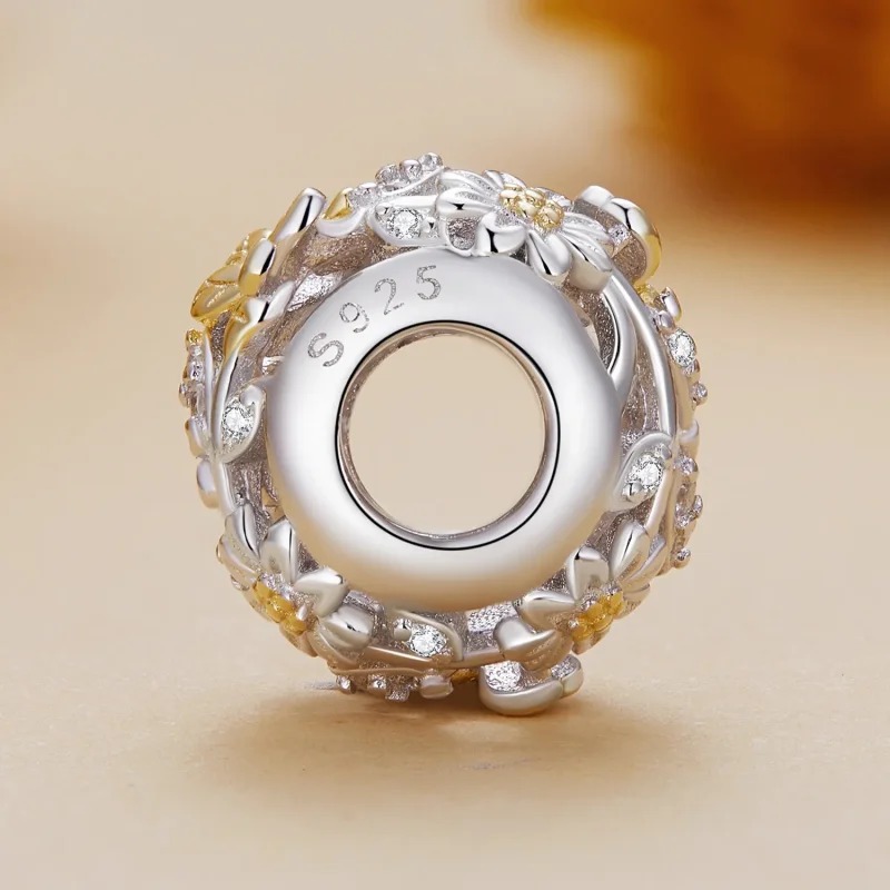 (image for) Pandora Style Daisy Bee Charm - BSC818! - View 3