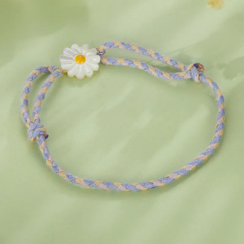 (image for) Pandora Style Daisy Cord Bracelet - SCB250 - View 4