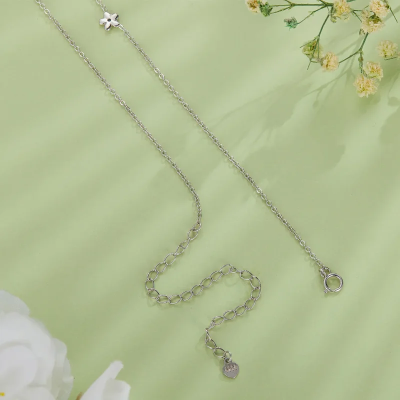 (image for) Pandora Style Daisy Necklace - SCN494 - View 5