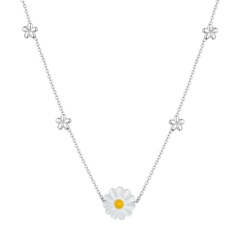 (image for) Pandora Style Daisy Necklace - SCN494 - Product Image