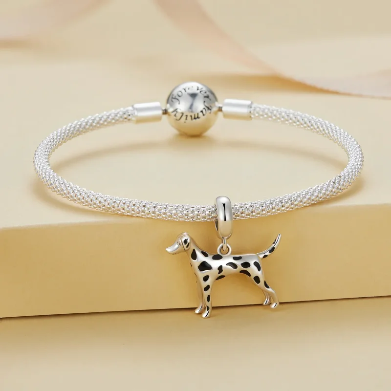 (image for) Pandora Style Dalmatian Dangle - BSC798 - View 2