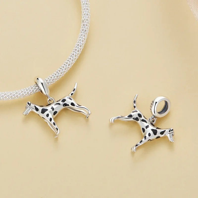 (image for) Pandora Style Dalmatian Dangle - BSC798 - View 4