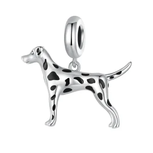 (image for) Pandora Style Dalmatian Dangle - BSC798