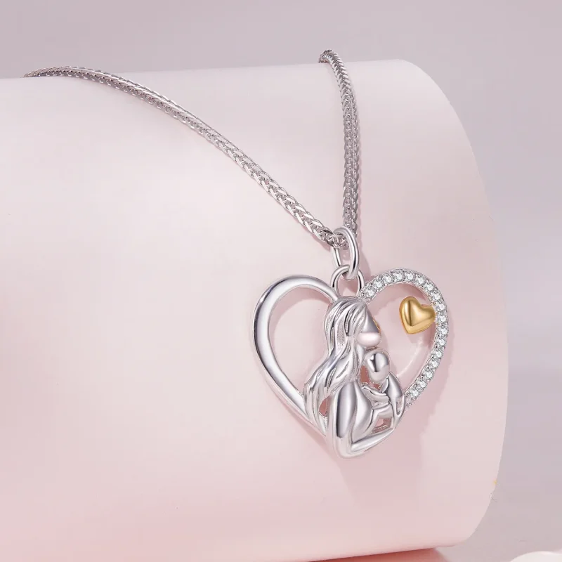 (image for) Pandora Style Deep Love Between Mother and Son Necklace - SCN498 - View 2