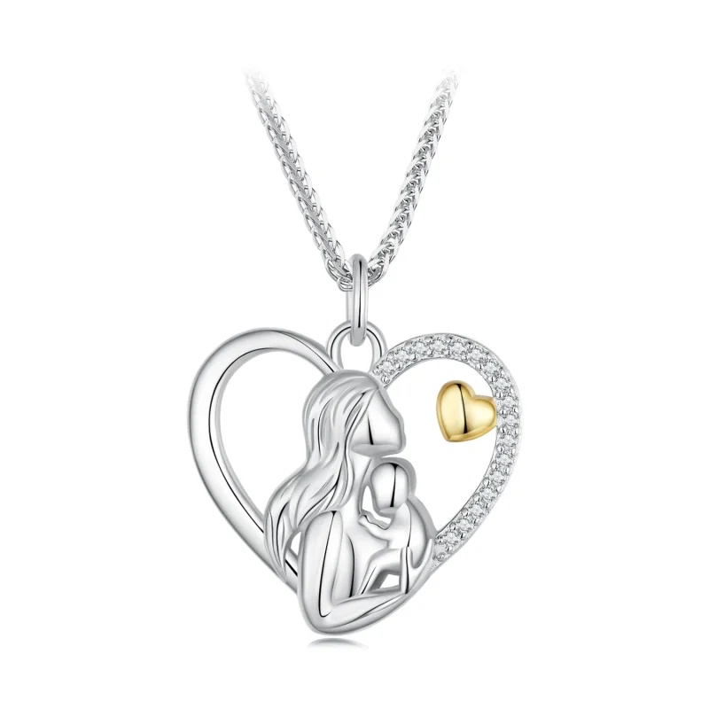 (image for) Pandora Style Deep Love Between Mother and Son Necklace - SCN498 - View 9