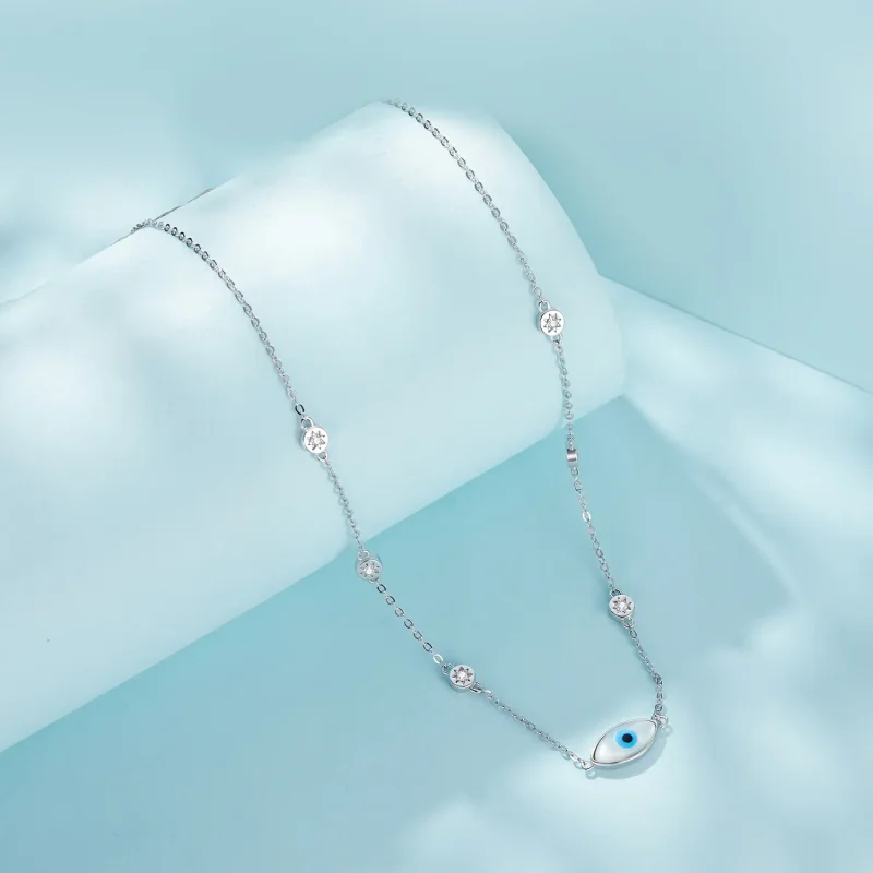 (image for) Pandora Style Devil's Eye Necklace - SCN505 - View 2