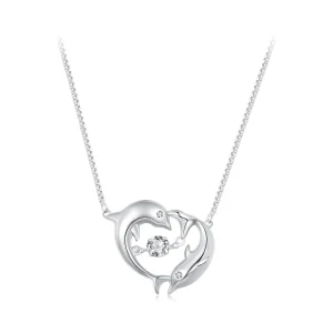 (image for) Pandora Style Dolphin Smart Necklace - BSN340