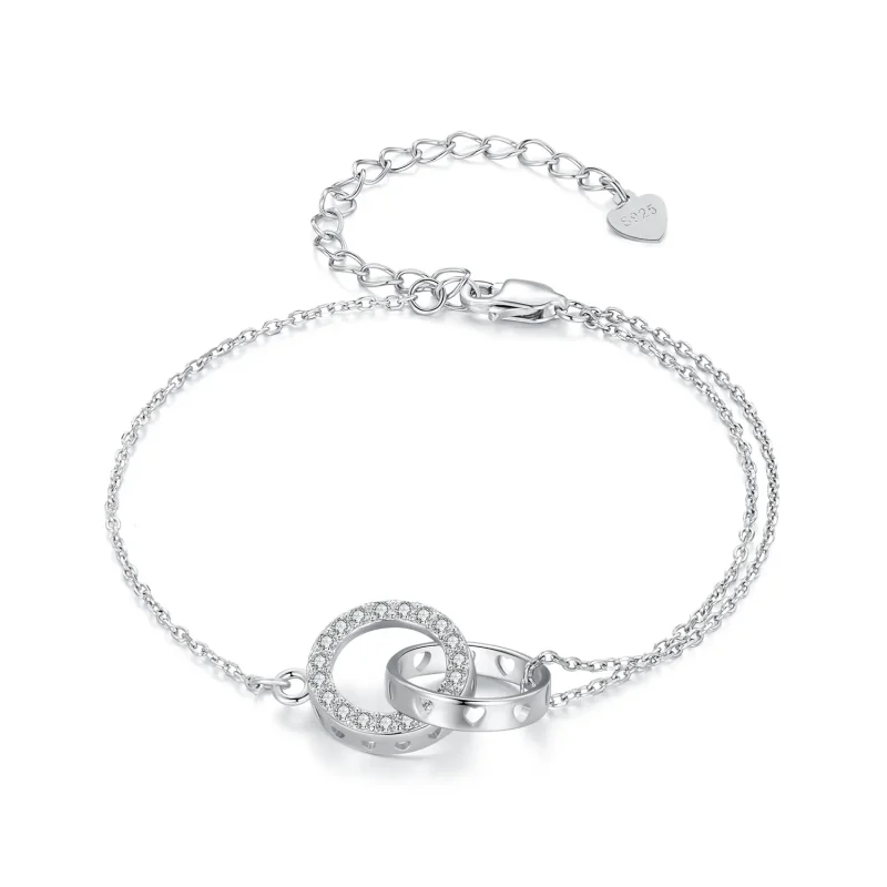 (image for) Pandora Style Double Chain Bracelet - BSB151 - Product Image