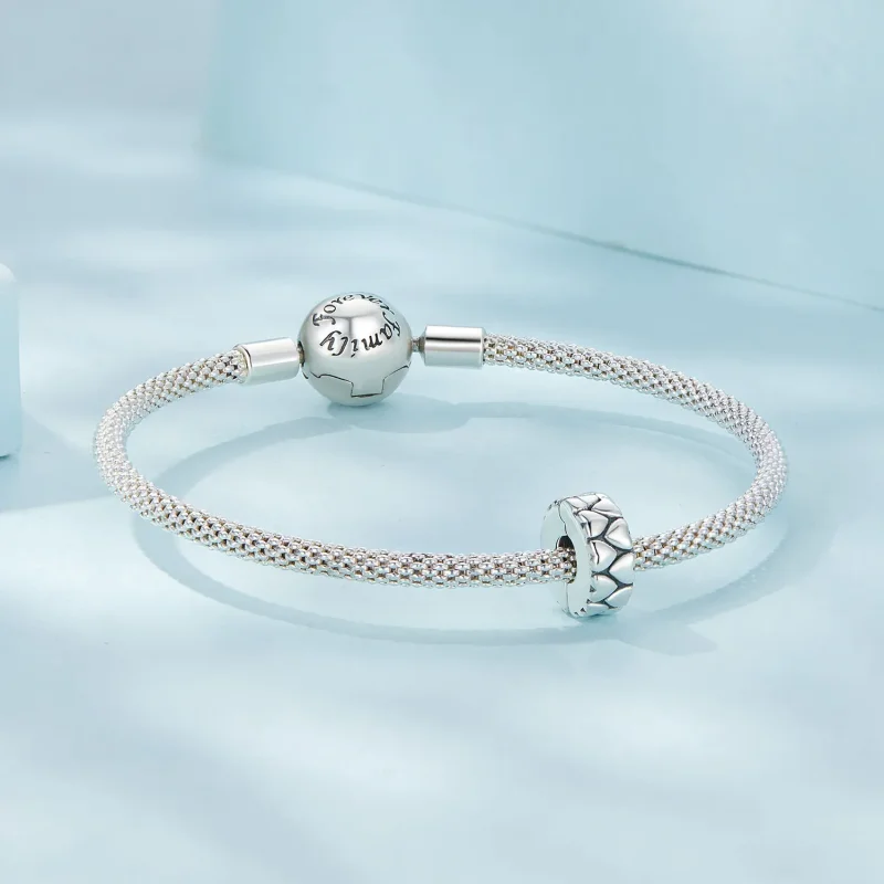 (image for) Pandora Style Double Hearts Clip - SCC2637 - View 5