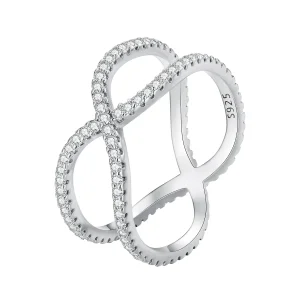 (image for) Pandora Style Double Layers Ring - BSR386