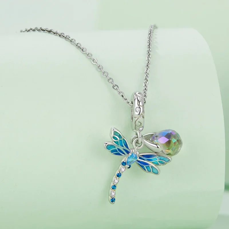 (image for) Pandora Style Dragonfly Dangle - SCC2597 - View 3