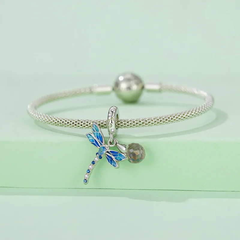 (image for) Pandora Style Dragonfly Dangle - SCC2597 - View 4