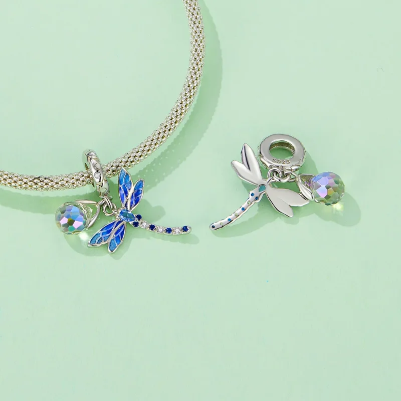 (image for) Pandora Style Dragonfly Dangle - SCC2597 - View 5