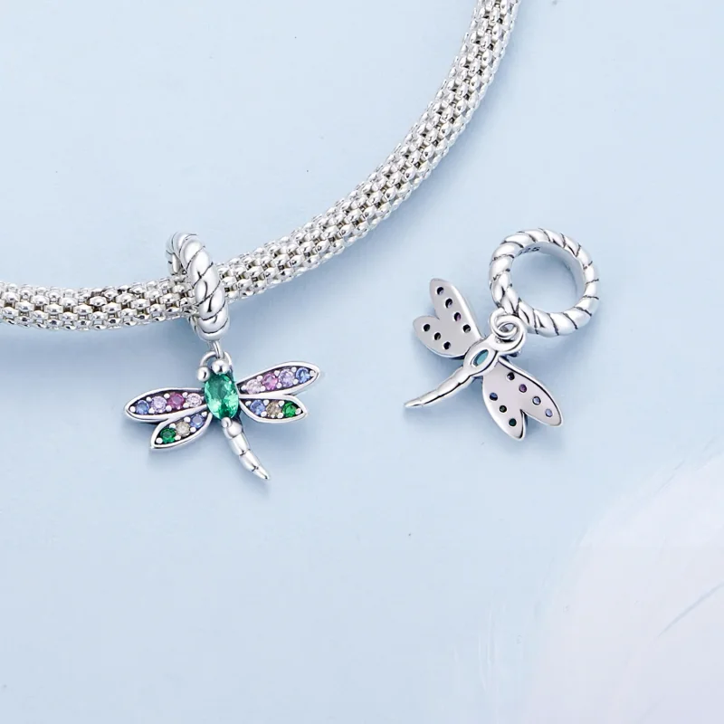 (image for) Pandora Style Dragonfly Dangle - SCX141 - View 4