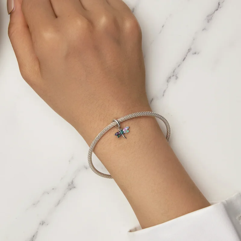 (image for) Pandora Style Dragonfly Dangle - SCX141 - View 5