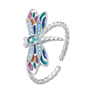 (image for) Pandora Style Dragonfly Ring - BSR385